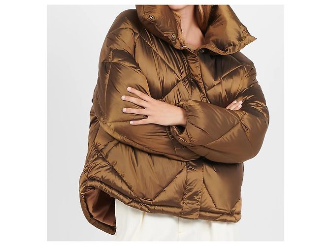 Autre Marque OOF WEAR Chaqueta acolchada extragrande Castaño - vista 5