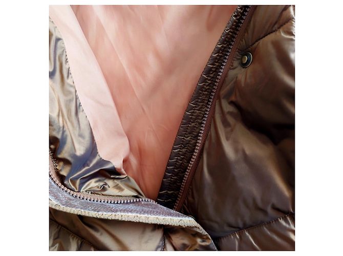 Autre Marque OOF WEAR Chaqueta acolchada extragrande Castaño - vista 9
