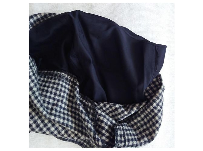 Saia envelope de lã Dolce & Gabbana preto e branco - vista 7