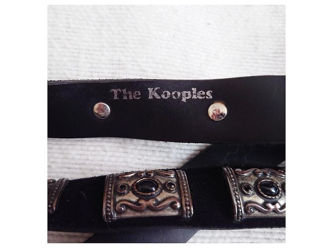The Kooples Der schwarze Wildledergürtel von Kooples - Ansicht 3