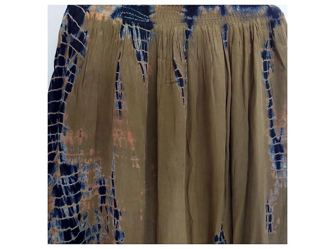 Langer Rock von MKT Studio Schwarz Khaki - Ansicht 3