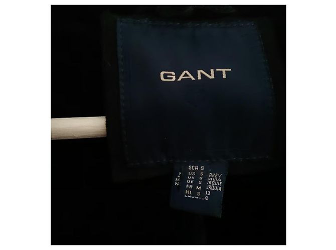 Autre Marque Abrigo de cuero GANT negro - vista 5