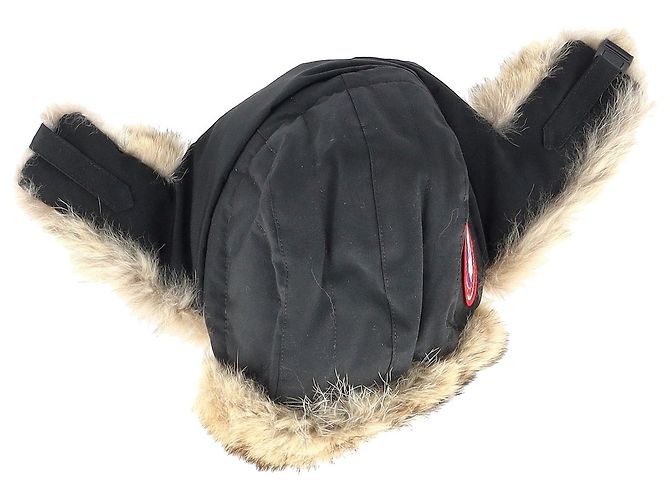 Cappello Aviatore Canada Goose in Nylon Nero - vista 3