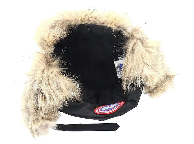 Cappello Aviatore Canada Goose in Nylon Nero - vista 4