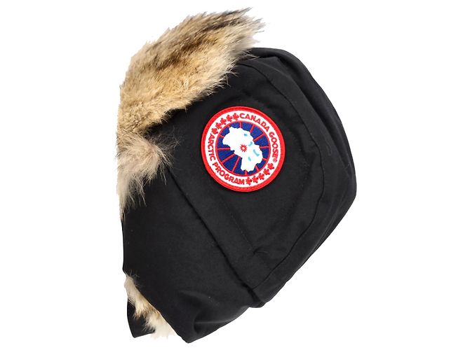 Cappello Aviatore Canada Goose in Nylon Nero - vista 5