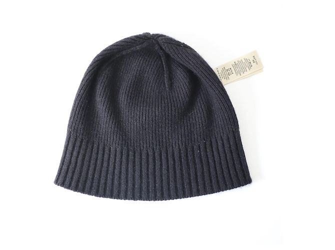 Gorro de malha Burberry em caxemira preta Preto - vista 3