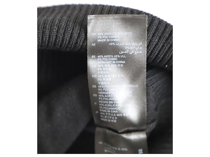 Suéter Sandro Paris Wool Blend com Babados em Acrílico Preto - vista 7