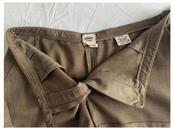 Hermès Kurze Hose Braun - Ansicht 8