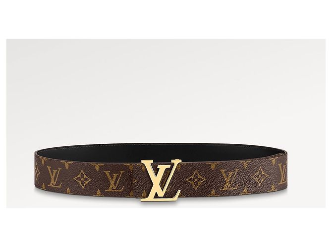 Louis Vuitton LV-Initialen 30mm Wendegürtel Schwarz - Ansicht 2
