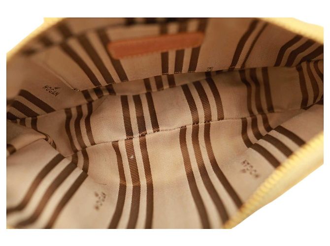 Hogan Pelle Oro Beige Det. Borsa a tracolla con cerniera Borsa superiore D'oro - vista 7