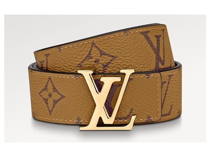 Louis Vuitton LV iconico 30cintura reversibile di mm Marrone - vista 2