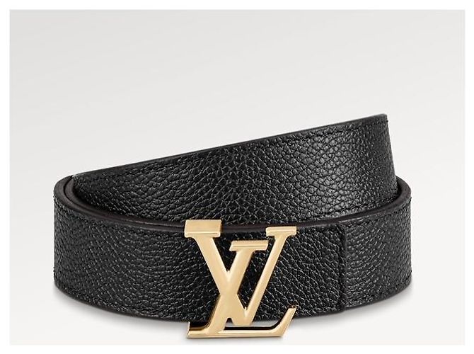 Louis Vuitton LV Iconic 25cinto reversível mm Preto - vista 2