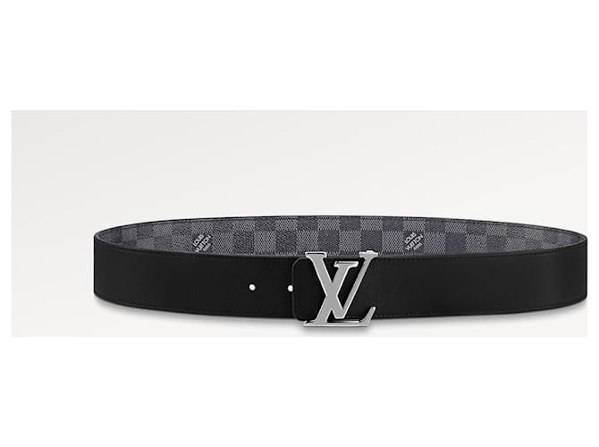 Louis Vuitton LV-Initialen 40mm Wendegürtel Grau - Ansicht 2