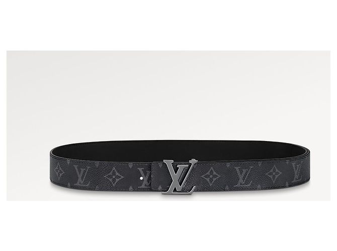 Louis Vuitton LV-Initialen 35mm Wendegürtel Schwarz - Ansicht 2