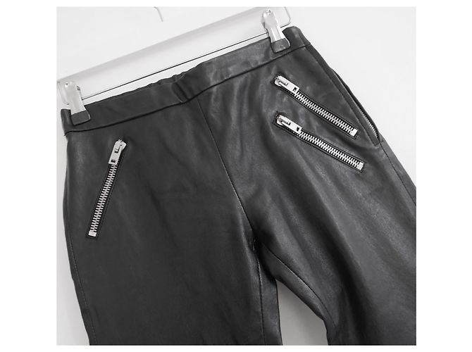 Joseph Spark Leder-Bikerhose Schwarz - Ansicht 2