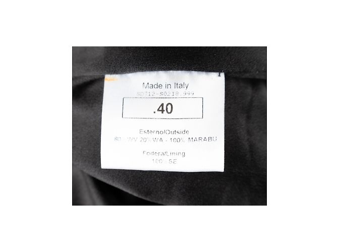 Autre Marque 6267 Mit Federn besticktes Kleid Schwarz - Ansicht 8