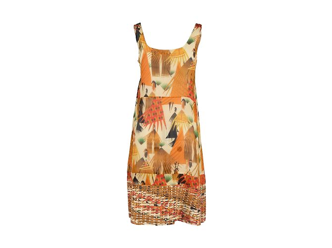 Vestido midi estampado Marni Multicolor - vista 3