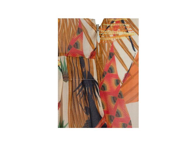 Vestido midi estampado Marni Multicolor - vista 4