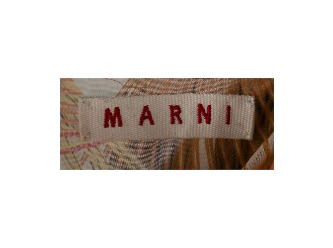 Vestido midi estampado Marni Multicolor - vista 5
