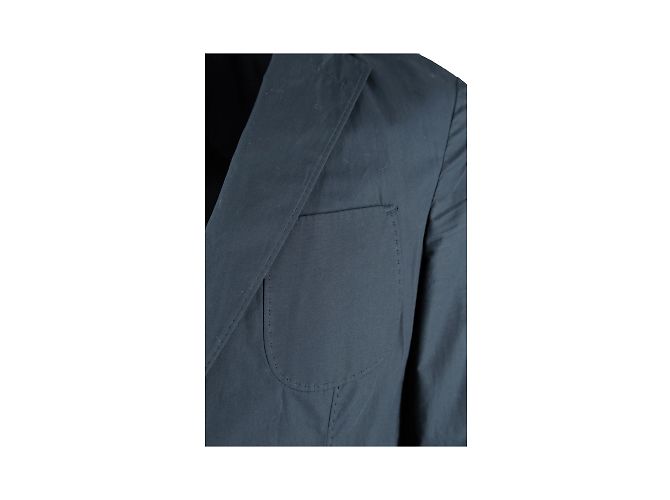 Autre Marque Abito in cotone blu Z Zegna Grigio - vista 11