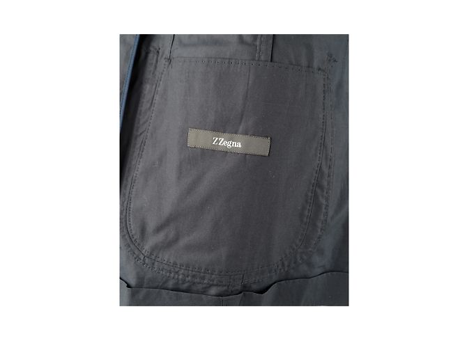 Autre Marque Abito in cotone blu Z Zegna Grigio - vista 13