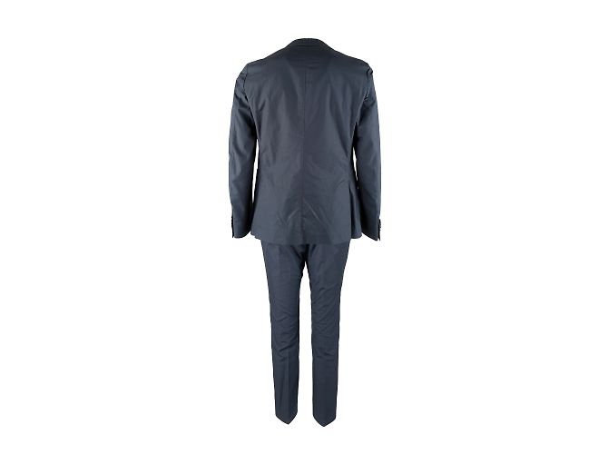 Autre Marque Abito in cotone blu Z Zegna Grigio - vista 2