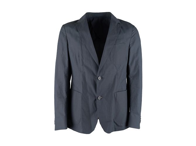 Autre Marque Abito in cotone blu Z Zegna Grigio - vista 3