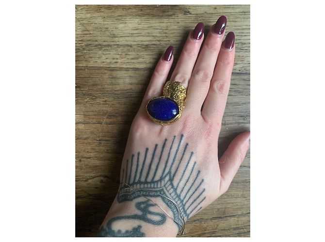 Yves Saint Laurent Artsy Ring Gold Stahl Gold hardware - Ansicht 2