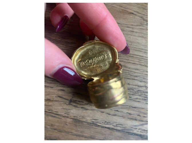 Yves Saint Laurent Artsy Ring Gold Stahl Gold hardware - Ansicht 4