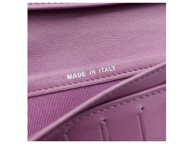 Carteira Chanel com corrente Timeless Classique acolchoada rosa Fuschia - vista 11