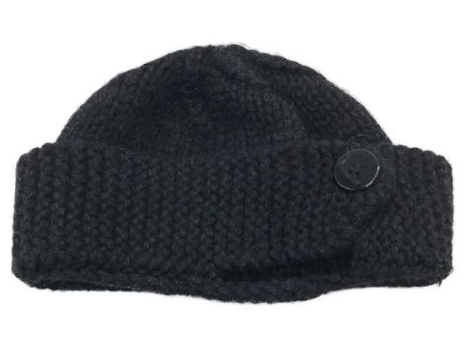 Autre Marque ***WTAPS (gefütterte Wasserhähne)  Strickmütze Schwarz - Ansicht 3