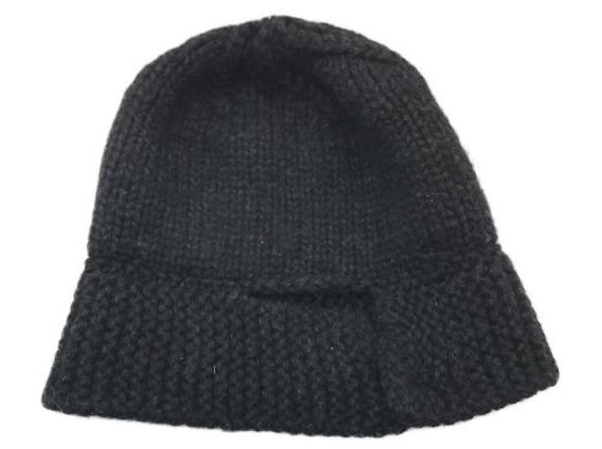 Autre Marque ***WTAPS (gefütterte Wasserhähne)  Strickmütze Schwarz - Ansicht 5