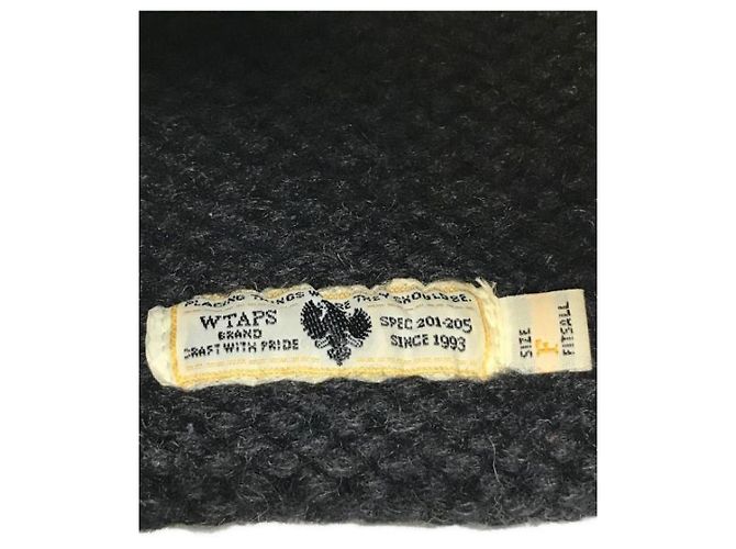Autre Marque ***WTAPS (gefütterte Wasserhähne)  Strickmütze Schwarz - Ansicht 7