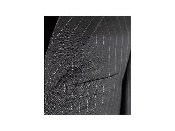 Completto gessato Gucci in lana grigio - vista 10