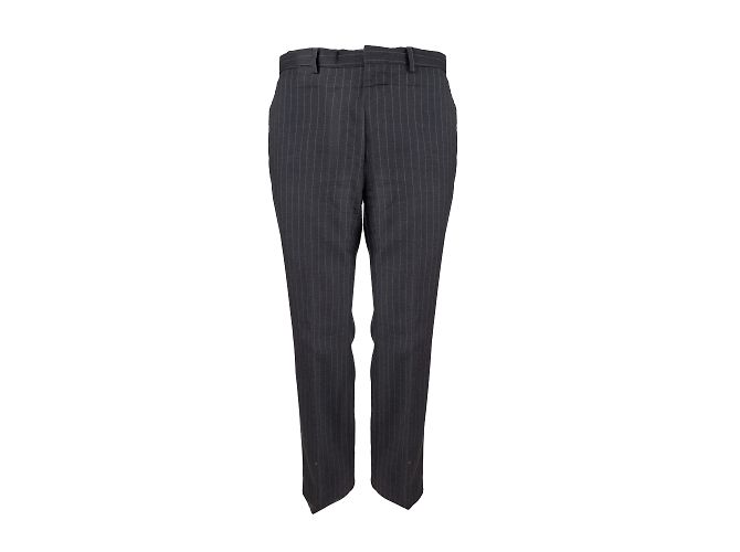 Completto gessato Gucci in lana grigio - vista 5