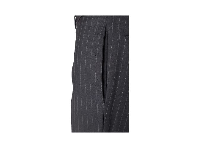 Completto gessato Gucci in lana grigio - vista 6