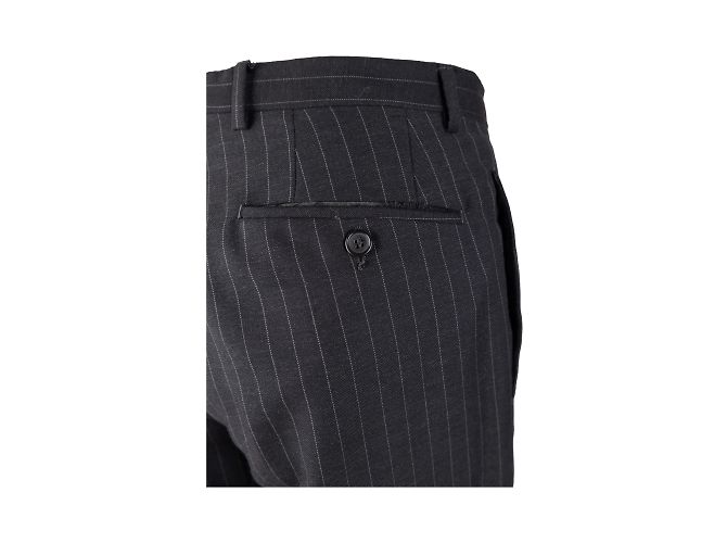 Completto gessato Gucci in lana grigio - vista 8