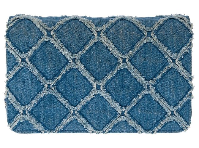 Sac CHANEL Wallet on Chain en Denim Bleu - 101514 - vue 4
