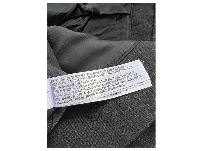 Giacca in tessuto nero Massimo Dutti - vista 4
