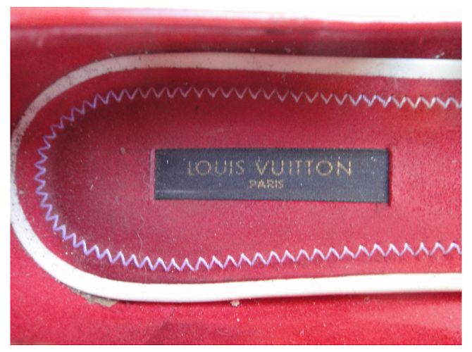 Bailarinas Louis Vuitton p 39 Blanco Roja - vista 2
