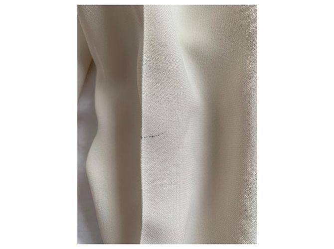 Calça reta Chloé off-white acetato e viscose Multicor - vista 12
