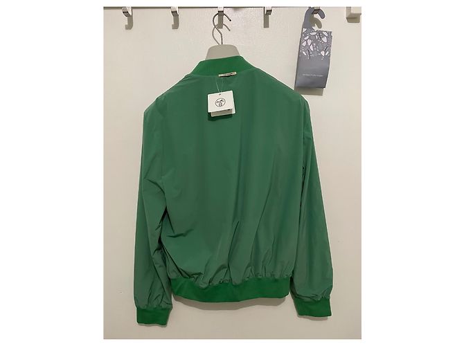 Giacca Hermès reversibile a coste Nero Verde Grigio - vista 4