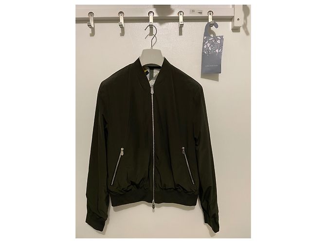 Reversible Hermès jacket Brown White Khaki Olive green - view 3