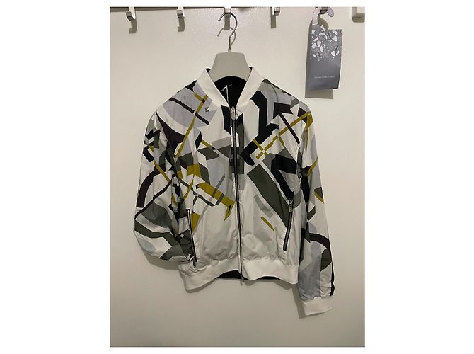 Reversible Hermès jacket Brown White Khaki Olive green - view 6