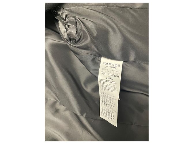 Giacca Sportmax Nera in Lana a Righe Nero - vista 3