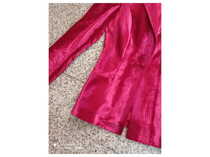 Versace Samtblazer Rot Bordeaux - Ansicht 3