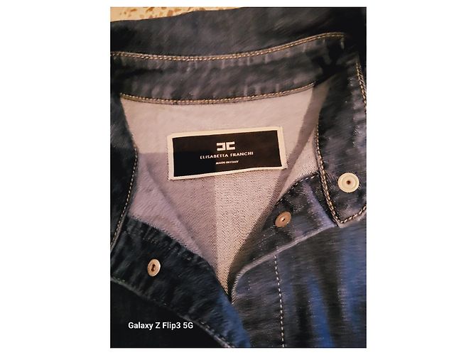 Mono vaquero Elisabetta Franchi Azul - vista 6