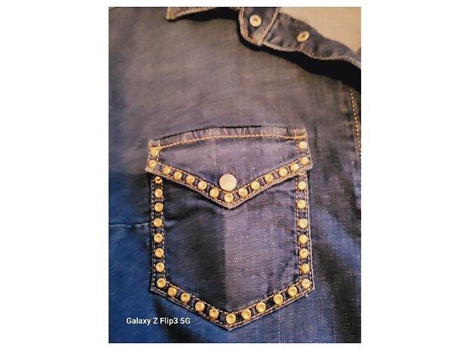Mono vaquero Elisabetta Franchi Azul - vista 7