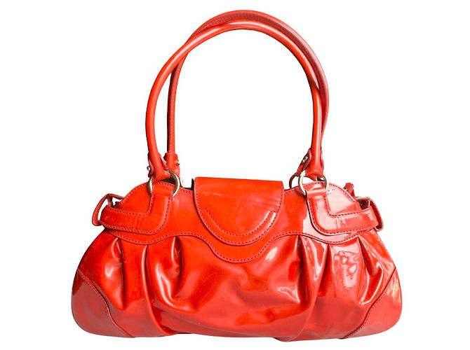 Salvatore Ferragamo Borsa FERRAGAMO in vernice. - vista 12