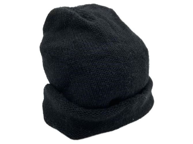 *** GUCCI (gucci)  cappello in maglia linea sherry Nero - vista 2
